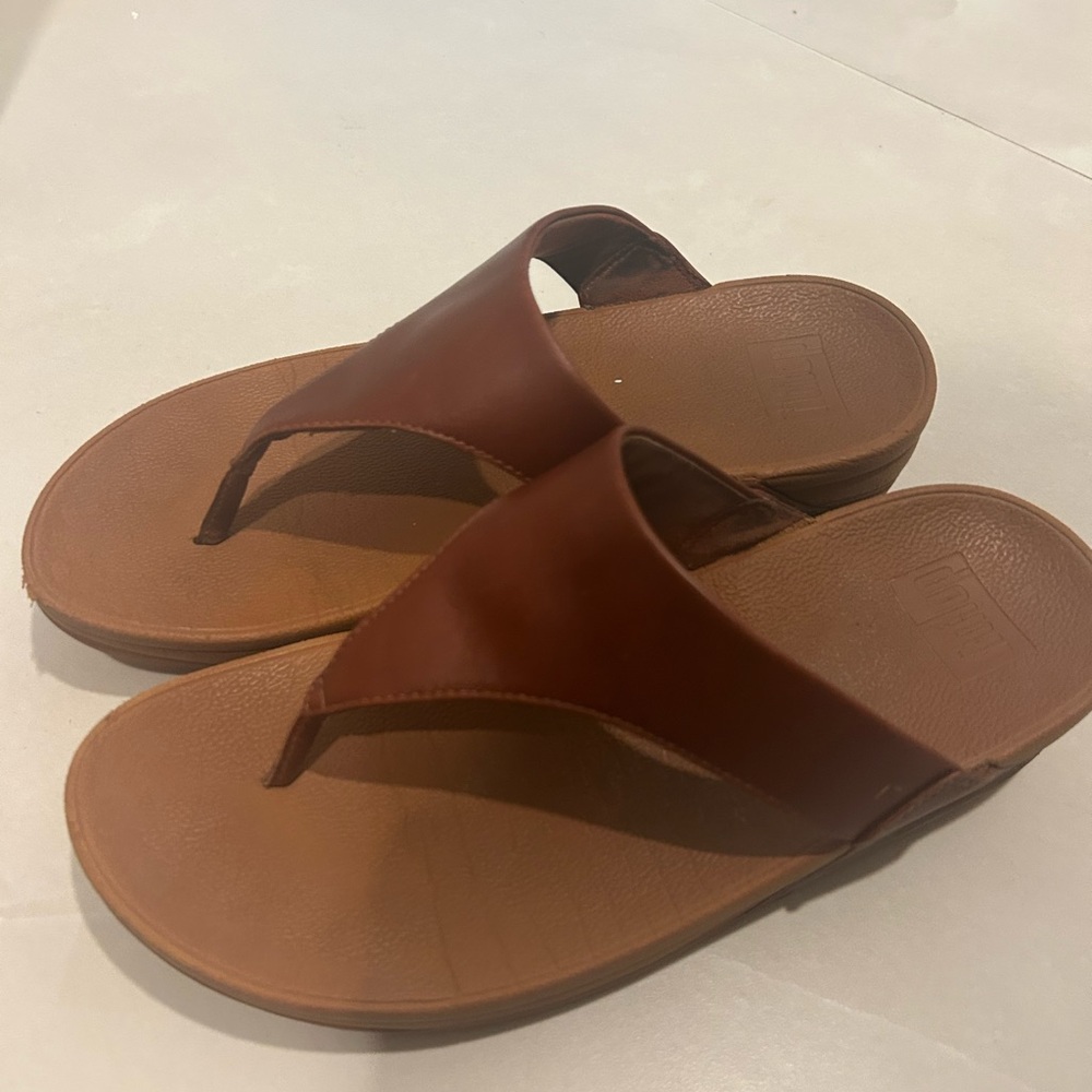 Fitflop Brown Leather Women's Sandals